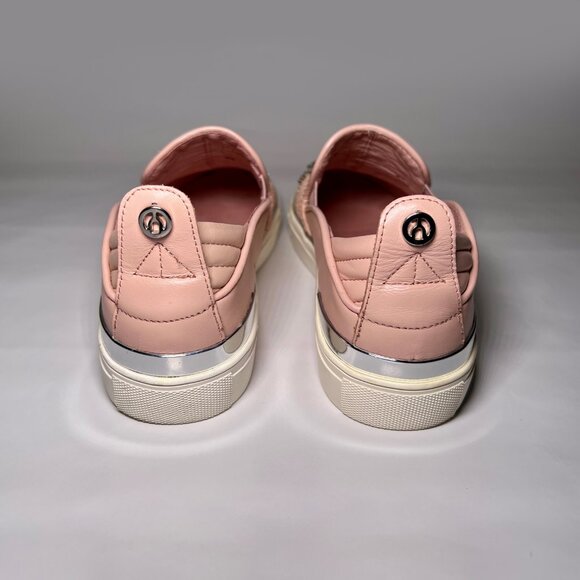 The WISHBONE Collection by Browns Shoes | Lia Pink Slip-On Loafers - Picture 6 of 9